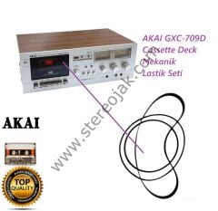 AKAI GXC-709D Cassette Deck Mekanik  Lastik Seti