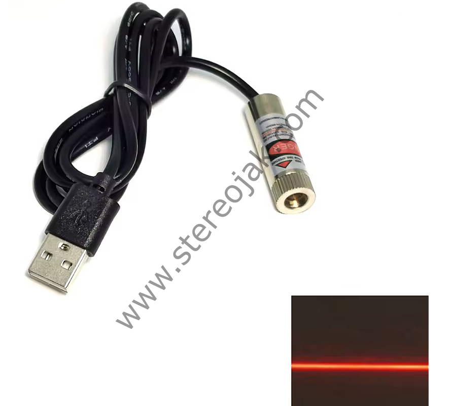 Usb Kablolu 650nm Lazer Modül Çizgi