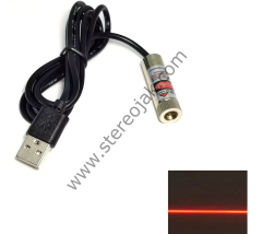 Usb Kablolu 650nm Lazer Modül Çizgi