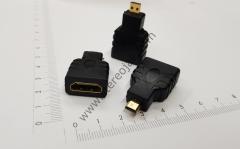HDMI - Micro HDMI Çevirici Ara Aparat Siyah (Micro HDMI to HDMI Adapter Micro HDMI Connector / Female Connector