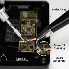 2UUL - Lehim Emme Teli Makaralı , Tel Genişlik 2.0mm , Uzunluk 2 Metre - Profesyonel Lehim Alma Teli