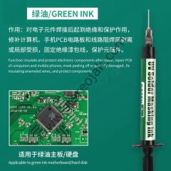 MECHANIC UV Lehim Maskesi Mürekkebi – 3CC | Siyah & Yeşil (BGA/PCB Onarımı İçin)