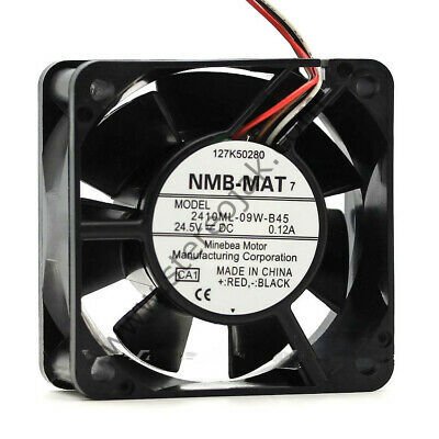 NMB-MAT   2410ML-09W-B45  24.5V   0.12A   6X6X2.5  4 KABLO FAN
