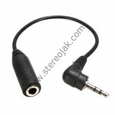 3.5MM DİŞİ GİRİŞ/2.5MM ERKEK STEREO JAK  ÇEVİRİCİ  KABLO