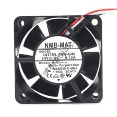 NMB-MAT   2410ML-05W-B49   24V  DC  0.12A   6X6X2.5CM  3 KABLO FAN