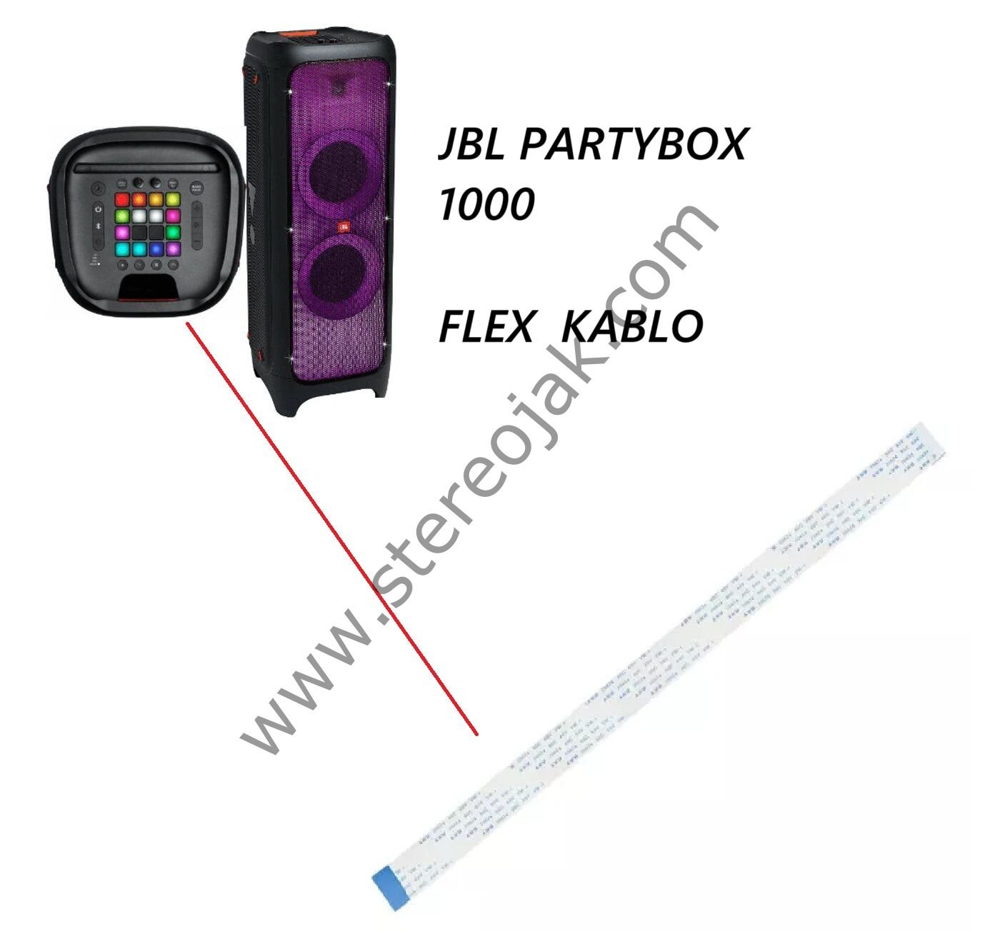 JBL PARTYBOX 1000      30 CM  FLEX