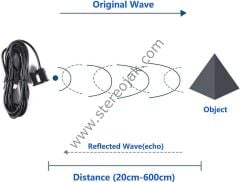 JSN-SR04T Su Geçirmez Ultrasonic Mesafe Ölçer Sensörü
