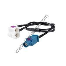 OTO TEYP ANTEN KABLOSU ÇİFTLİ  RCD510-RCD310 WV MERCEDES FAKRA