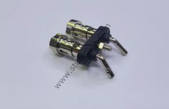 Metal Basmalı Hoparlör Terminali , + - Subwoofer , Speaker Klemens İpek Kablo Tutucu 1.KALİTE