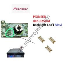 PIONEER DEH-5250SD , Backlight Tuş Ledi ( 25 Adet Led ).( Cihaz Orjinali Mavidir. Farklı Renk isterseniz Seçeneklerden Seçebilirisiz )