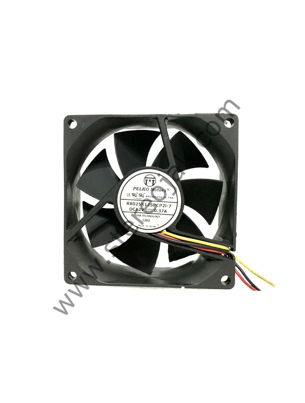R8025X12SPCP21-7    DC12V  0.37A  PELKO MOTORS  DC FAN       MAKELSAN