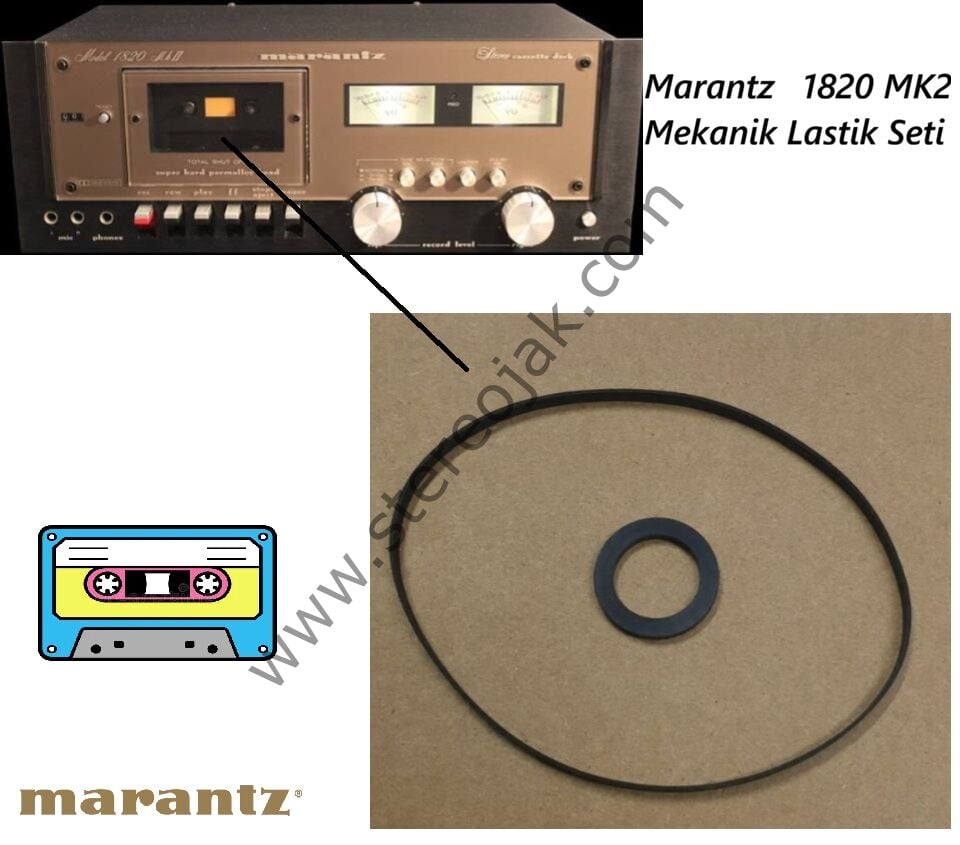 Marantz 1820 MK2       Kaset Mekanik Lastik Seti