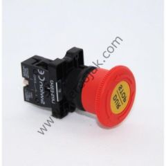 LAY5-ES542 22mm Acil-Stop Bas-Çevir 40mm - Kaliteli - 400V 10(6)A