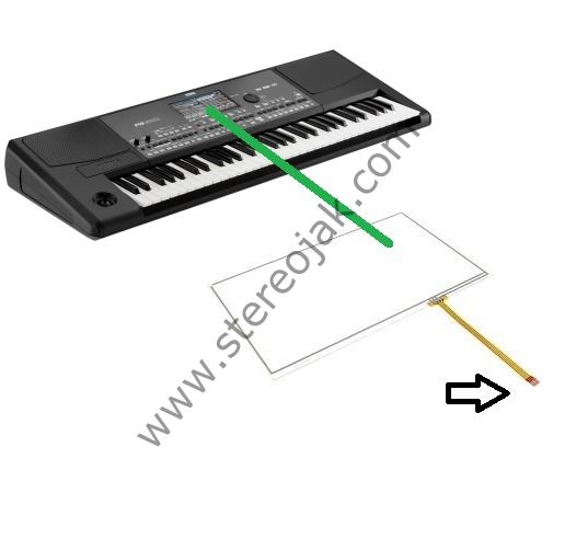 Korg  PA600  Uyumlu   Dokunmatik  PA600QT  ( Dayanıklı Dokunmatik )
