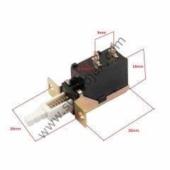 Anahtar , 8A / 128A  250V , 2 Bacak , Çerçeveli , Kaliteli