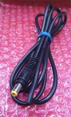 5.5x2.1mm  1.5metre  kalın kablo  2x075     adaptör kablosu (saf bakır kablo)
