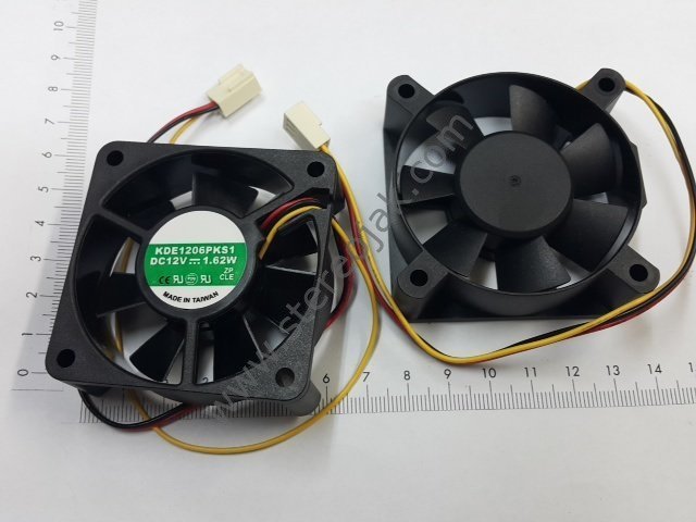 BEFLO /ADDA AD0612MS-C76GL DC 12V 0.13A 3Pin 60x60x20mm