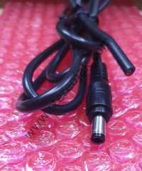 5.5x2.5mm  1.5metre  kalın kablo  2x075     adaptör kablosu  (saf bakır kablo)