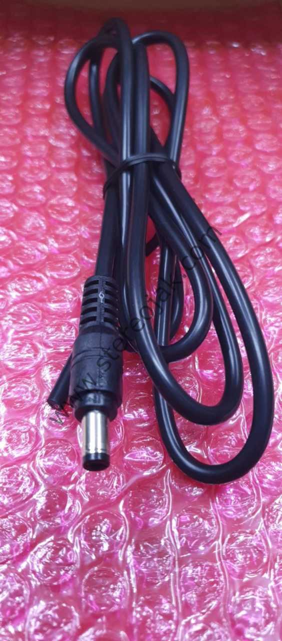 5.5x2.5mm  1.5metre  kalın kablo  2x075     adaptör kablosu  (saf bakır kablo)