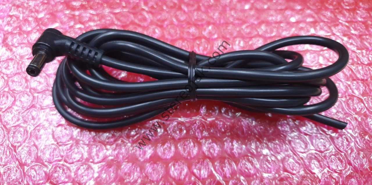 L 90 DERECE  5.5x2.5mm  2.5metre  kalın AMPERLİ kablo  2x075     adaptör kablosu  (saf bakır kablo)