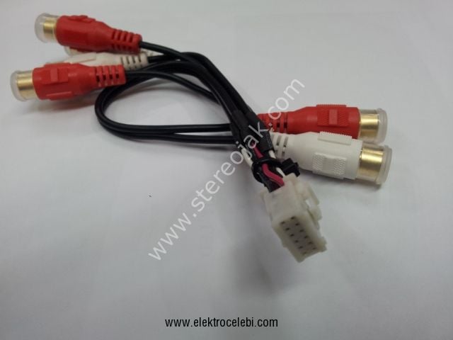PIONEER DEH-P7800MP DEH-P7900BT DEH-P9800BT GENUINE RCA KABLO