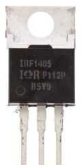 IRF1405       IRF1405P      N-CHANNEL 55V  169A  330W   TO-220AB   ( 1.SINIF  AMFİ UYUMLU )