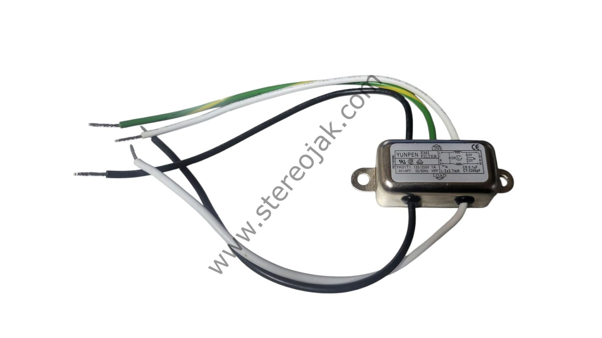 YK37103300C EMI/RFI Filtresi – 250V AC Güç Hattı ve Elektronik Parazit Önleyici
