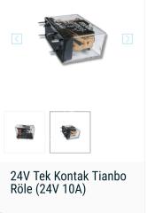 TIANBO    TRA1 L 24VDC S Z  10A 240VAC   5 BACAK TEK KONTAK ROLE