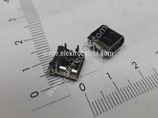 usb c  konnektör  yuvası  24 bacak pim