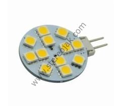 G4 LED AMPÜL 12V YUVARLAK İĞNE BACAK BEYAZ
