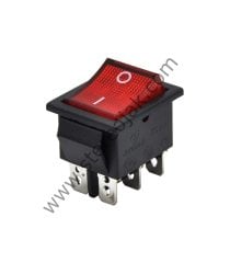 Işıklı Büyük Anahtar 6 Pin ON-OFF Kaliteli