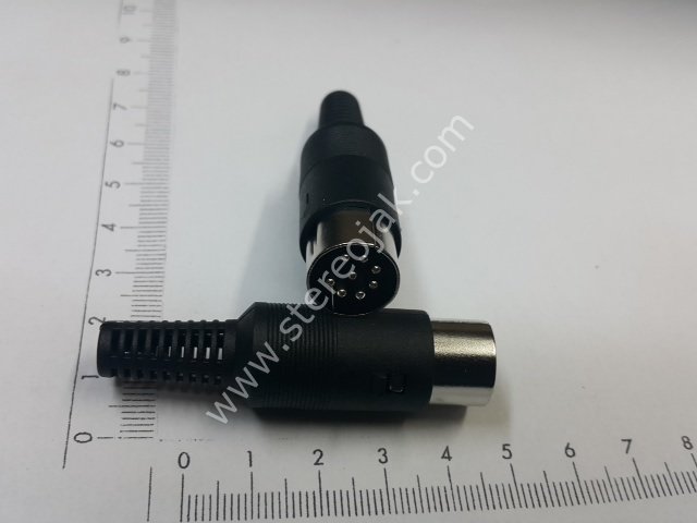 8 pin midi din plug erkek