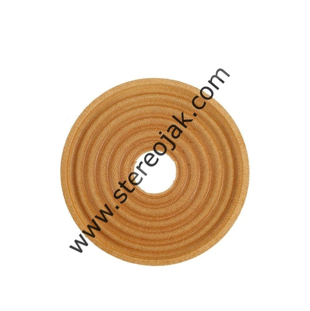 Sarı Spider - ( Genişlik : 105mm - Bobin Çapı : 25.4mm - Yükseklik : 3mm - ) , Hoparlör Spider , Hoparlör Diyafram , Hoparlör Kağıtı