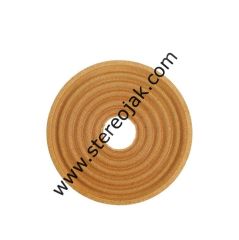 Sarı Spider - ( Genişlik : 110mm - Bobin Çapı : 25.4mm - Yükseklik : 3mm - ) , Hoparlör Spider , Hoparlör Diyafram , Hoparlör Kağıtı
