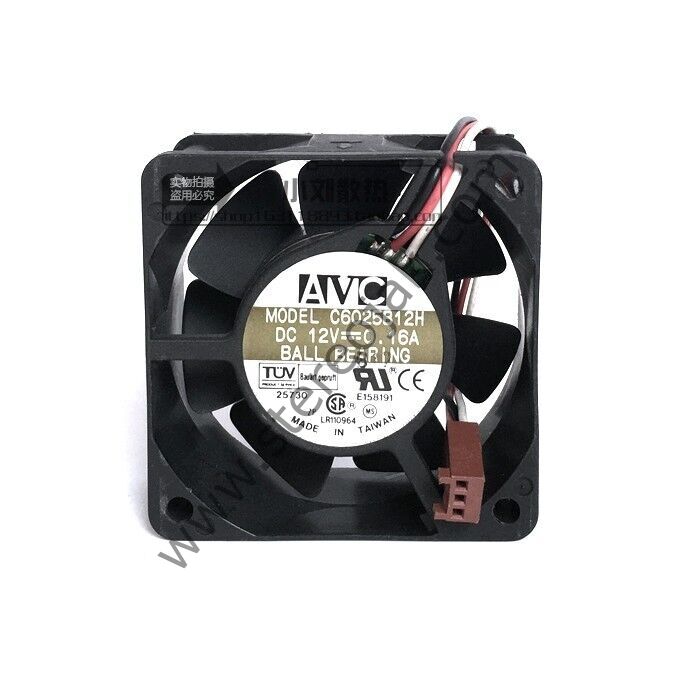 AVC C6025B12H fan 12(V) 0.16(A) 3wire 60*60*25MM