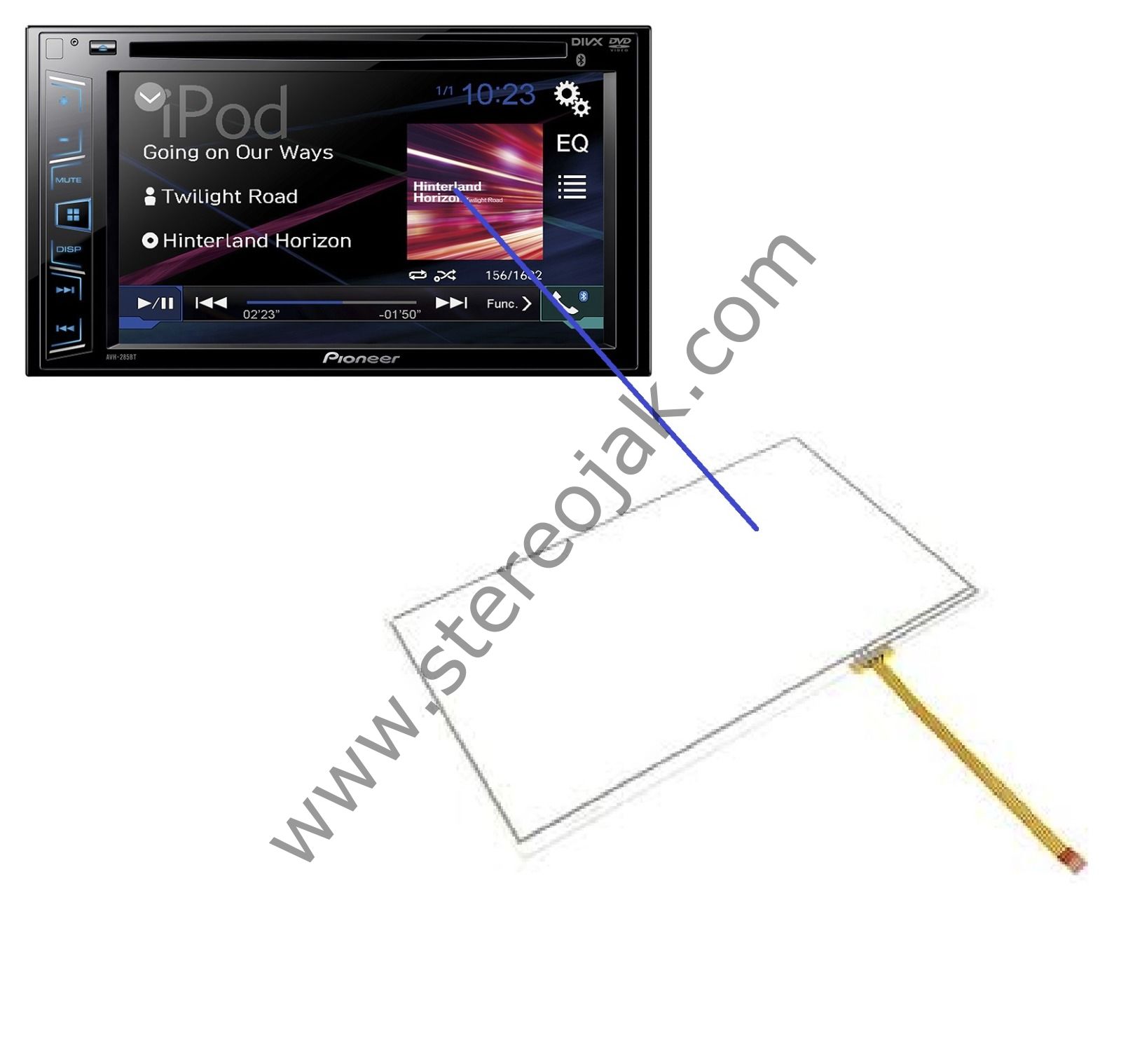 AVH-285BT    DIŞ  KISIM   DOKUNMATİK