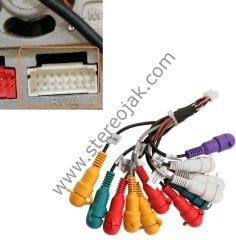 Roadstar RD8510N ve  RD9510N Navigasyonlu Indash  RCA AMFİ SOKETİ