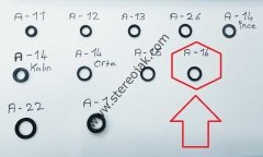 ( A-16 ) 15mm X 10.5mm X 2mm X 2mm Teyp Makara Lastiği , Kasnak Lastiği A-16 Model