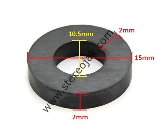 ( A-16 ) 15mm X 10.5mm X 2mm X 2mm Teyp Makara Lastiği , Kasnak Lastiği A-16 Model