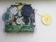 SONY  MÜZİK SETİ  DİŞLİSİ    ( Sony Sarı Plastik Dişli )
