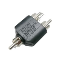 1 RCA ERKEK - 2 RCA ERKEK ÇEVİRİCİ JACK