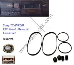 Sony TC-WR681 Çİft Kaset  Mekanik Lastik Seti