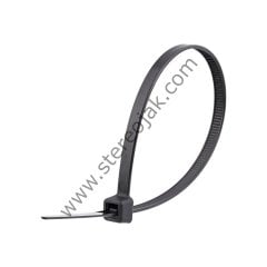 Siyah 20CM X 3.6MM KABLO BAĞI 100 ADET 1. KALİTE , Isıya Dayanıklı ( Made In TAIWAN )