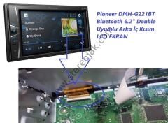 Pioneer DMH-G221BT Bluetooth 6.2'' Double Uyumlu Arka İç Kısım  LCD EKRAN