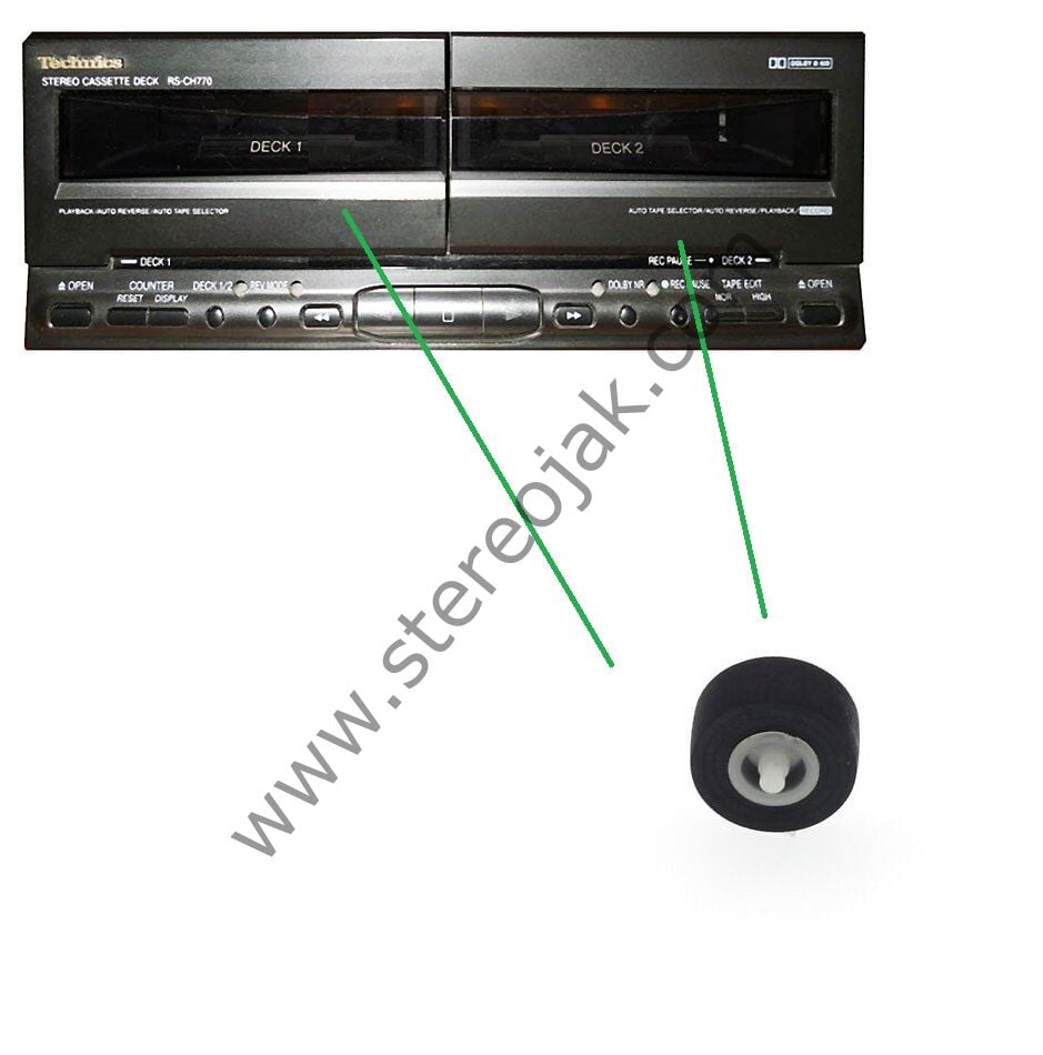 RS-CH770 Technics Müzik Seti Baskı Lastiği - Pinch Roller