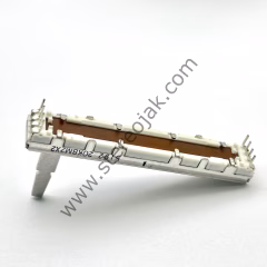 DENON MC2000 S2 MK3 Sürgü  potans  Pitch Fader   (  20KBM2X2 )  B20KX2  Mil 20mm  Ortadan Tıklı  (  Taiwan original 60mm   )