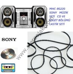 MHC-RG220   SONY   MÜZİK SETİ   CD VE KASET BÖLÜMÜ LASTİK SETİ