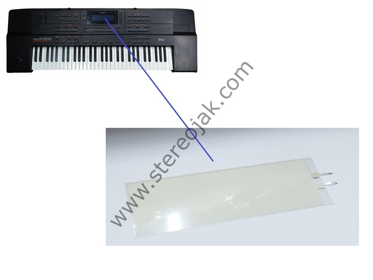 ROLAND G600  EKRAN AYDINLATMA FLOROSANI