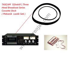 TASCAM  122mkIII | Three Head Broadcast Series Cassette Deck    Taskam - Tascam    ( Mekanik  Lastik Seti )