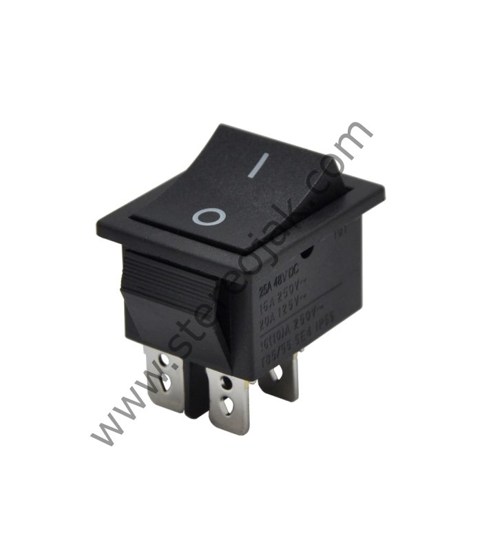 Yaylı Büyük Anahtar 4 Pin ON-OFF-ON Kaliteli